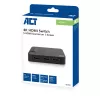 ACT 4K HDMI Switch 5 in, 1 out, HDMI, Czarny, 2160p, 18 Gbit/s, 4096 x 2160 pixels, 4K Ultra HD