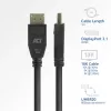 ACT AK4082 Kabel DisplayPort 2 m Czarny
