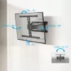 Pełnozakresowy uchwyt ścienny do telewizora ACT AC8357 do ekranów 43–90 cali, VESA 100x200–600x400, pochylenie -15°–3°, obrót ±30°, maks. obciążenie 50 kg, ultracienki