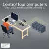 Przełącznik KVM ACT 4-portowy DisplayPort 4K@60Hz