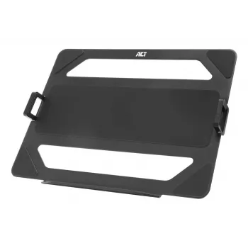 ACT Uniwersalna tacka na laptopa do ramion monitorowych, Czarny, Stal, 29,5 cm (11,6 cala), 43,9 cm (17,3 cala), 9 kg, 75 x 75 mm