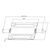 ACT Uniwersalna tacka na laptopa do ramion monitorowych, Czarny, Stal, 29,5 cm (11,6 cala), 43,9 cm (17,3 cala), 9 kg, 75 x 75 mm