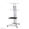 Neomounts PLASMA-M1800E wózek TV 27-70 cali, Srebrny, Przenośny stojak podłogowy, Stal, 50 kg, 68,6 cm (27 cali), 177,8 cm (70 cali)
