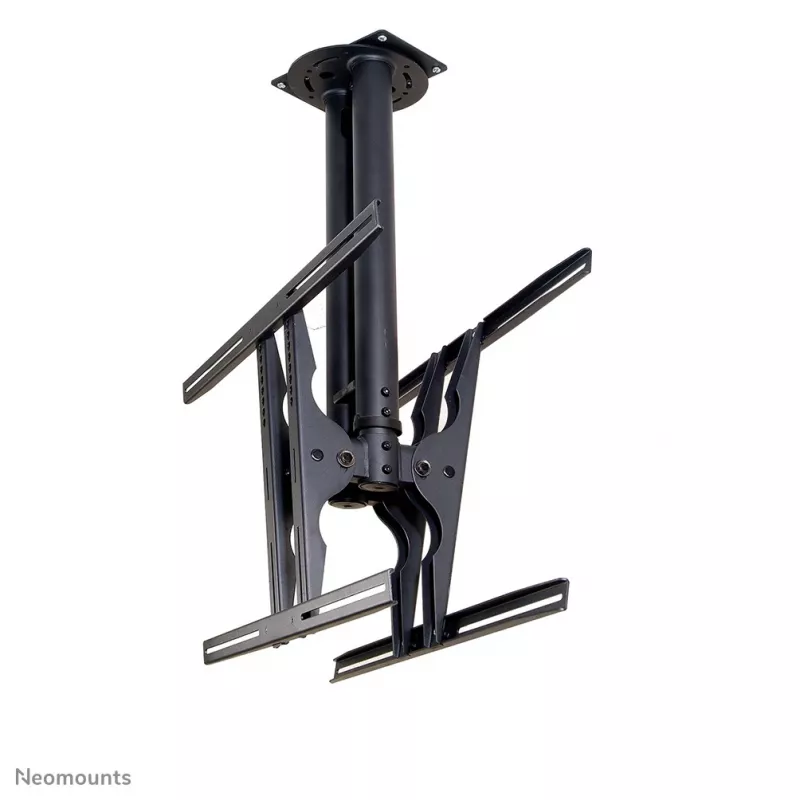 Neomounts PLASMA-C100D Podwójny uchwyt sufitowy do monitora/TV 37-75 cali - wys. 67-107 cm