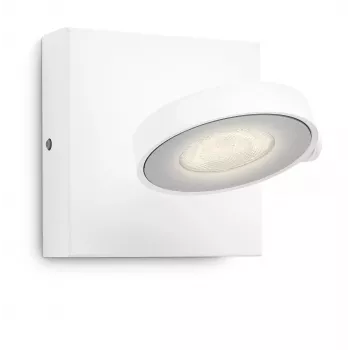 Natynkowy reflektor LED Signify Philips Dimmable Clockwork 6.5W, 500 lm, 2700 K, IP20, biały