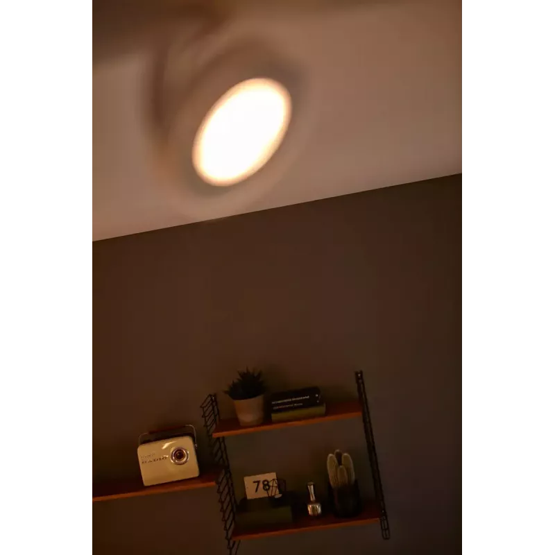 Philips WarmGlow LED Clockwork reflektor sufitowy/ścienny 4x LED, łącznie 18 W, 2700 K, 2000 lm, ściemnialny, IP20, biały