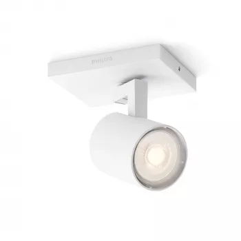 Natynkowy punkt świetlny Signify Philips myLiving 5309031P0, GU10 LED 3,5 W, 2700 K, 255 lm, biały, ściemnialny