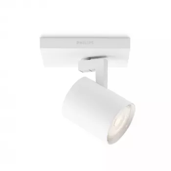 Natynkowy punkt świetlny Signify Philips myLiving 5309031P0, GU10 LED 3,5 W, 2700 K, 255 lm, biały, ściemnialny