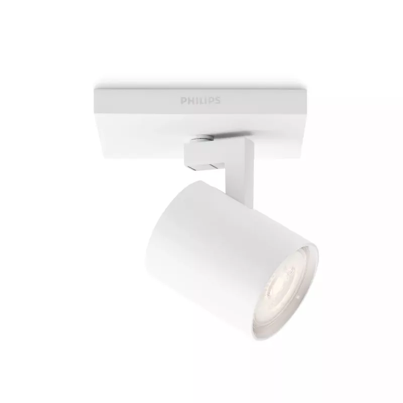 Natynkowy punkt świetlny Signify Philips myLiving 5309031P0, GU10 LED 3,5 W, 2700 K, 255 lm, biały, ściemnialny