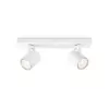 Natynkowy punkt świetlny Philips myLiving 5309231P0, GU10 LED 7 W, 2700 K, 255 lm, dwupunktowy, ściemnialny, biały