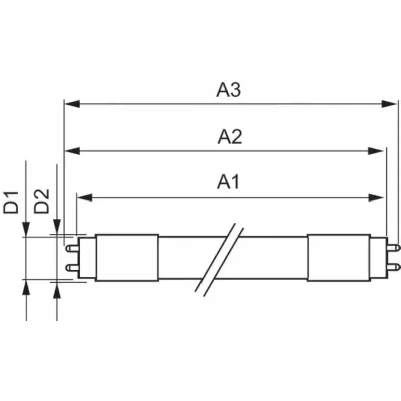 Philips MAS LEDtube 1500mm energooszczędna lampa Biała 3300 K 20 W G13