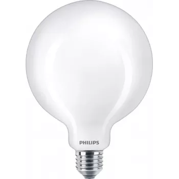 Philips Żarówka Filamentowa Matowa 100W G120 E27, 10,5 W, 100 W, E27, 1521 lm, 15000 h, Ciepła biel