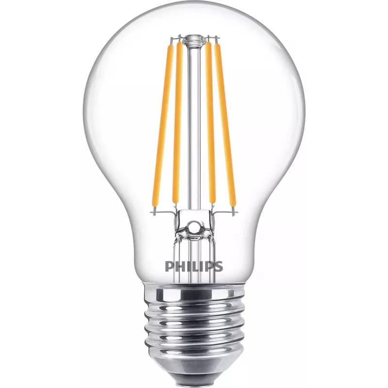 Philips Filament Bulb Clear 75W A60 E27 8.5W Warm biały 1055lm