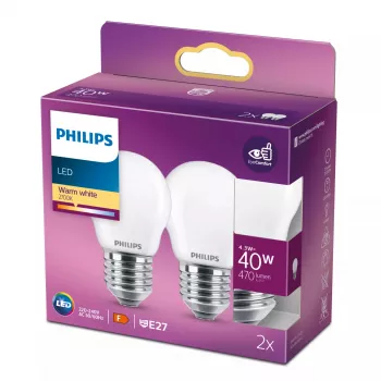 Philips żarówka LED Ciepła biel 2700 K 4,3 W E27 F