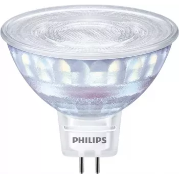Żarówka punktowa Philips MR16 GU5.3 7W (odpowiednik 50W), 621 lm, 2200K ciepła biel, kąt 36°, CRI 80, 15000 h
