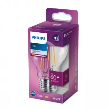 Philips Żarówka LED Neutralna biel 4000 K 7 W E27 E