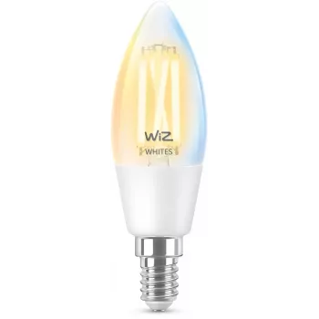 Smart bulb WiZ Filament Candle clear 4.9W C35 E14 Wi-Fi biały