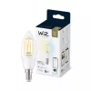 Smart bulb WiZ Filament Candle clear 4.9W C35 E14 Wi-Fi biały