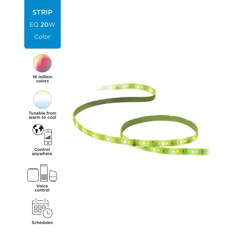 Inteligentna listwa LED WiZ 929002524801 Wi-Fi/Bluetooth 20 W biała