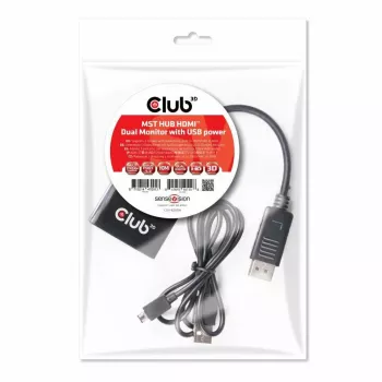 CLUB3D Multi Stream Transport Hub DisplayPort 1.2 na HDMI – podwójny monitor