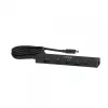 Koncentrator USB-C na HDMI CLUB3D 7-1 — przewodowy, Gigabit Ethernet, czarny, 136×34×94.5 mm
