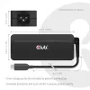 Ładowarka do laptopa USB-C CLUB 3D 140W, zasilanie AC, uniwersalna kompatybilność, kabel 1 m, czarna