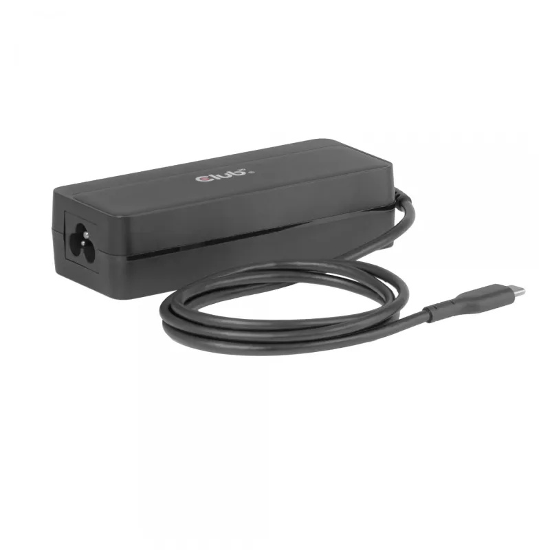 Ładowarka do laptopa USB-C CLUB 3D 140W, zasilanie AC, uniwersalna kompatybilność, kabel 1 m, czarna