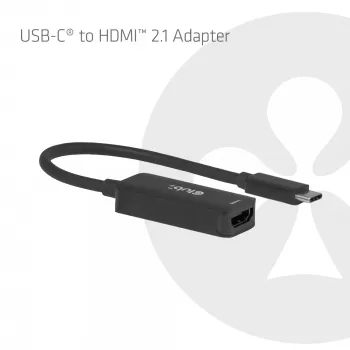 Adapter USB-C do HDMI 2.1 Club 3D CAC-2505 — 8K@60Hz, USB Type-C do HDMI + USB, 0,12 m