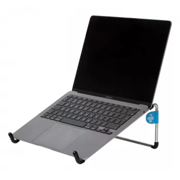 R-Go Tools R-Go Steel Basic Laptop Stand, srebrny, srebrny, Stal, 25.4 cm (10 cali), 55.9 cm (22 cale), 5 kg, 0 - 110 mm