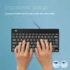R-Go Tools Ergonomiczna klawiatura R-Go Compact Break, kompaktowa klawiatura z oprogramowaniem do przerw, QWERTY (UK), przewodowa, czarna