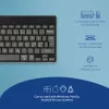 Ergonomiczna klawiatura R-Go Tools R-Go Compact Break, klawiatura kompaktowa z oprogramowaniem przerw, QWERTY (NORDYCKA), Bluetooth, czarna