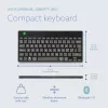 Ergonomiczna klawiatura R-Go Tools R-Go Compact Break, klawiatura kompaktowa z oprogramowaniem przerw, QWERTY (NORDYCKA), Bluetooth, czarna