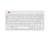 Klawiatura ergonomiczna R-Go Tools R-Go Compact Break, kompaktowa klawiatura z oprogramowaniem do przerw, QWERTY (NORDYCKI), Bluetooth, biała