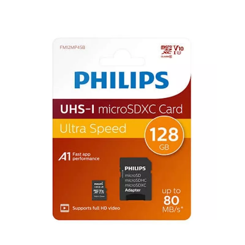 Philips FM12MP45B/00 karta pamięci 128 GB MicroSDXC UHS-I Class 10