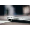 BakkerElkhuizen UltraBoard 950 BE Azerty, Mini, przewodowa, USB, przełącznik nożycowy, AZERTY, jasnoszara, biała