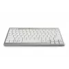 BakkerElkhuizen UltraBoard 950 Wireless US Qwerty, Mini, Bezprzewodowa, Bluetooth, Przełącznik nożycowy, QWERTY, Jasnoszara, Biała