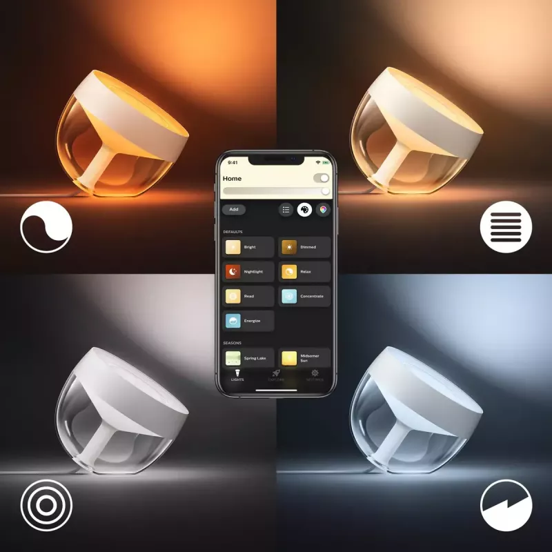 Inteligentna lampa stołowa Philips Hue biały and colour ambience Iris