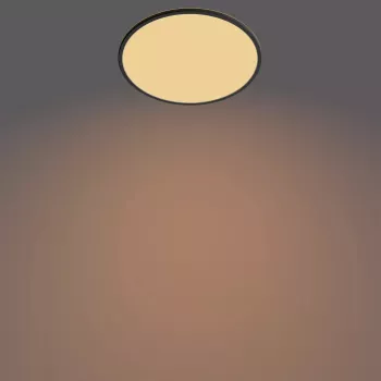Lampa sufitowa Philips Functional Super cienki 22 W Czarna LED Okrągła