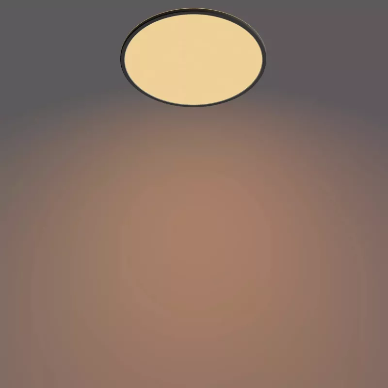 Lampa sufitowa Philips Functional Super cienki 22 W Czarna LED Okrągła