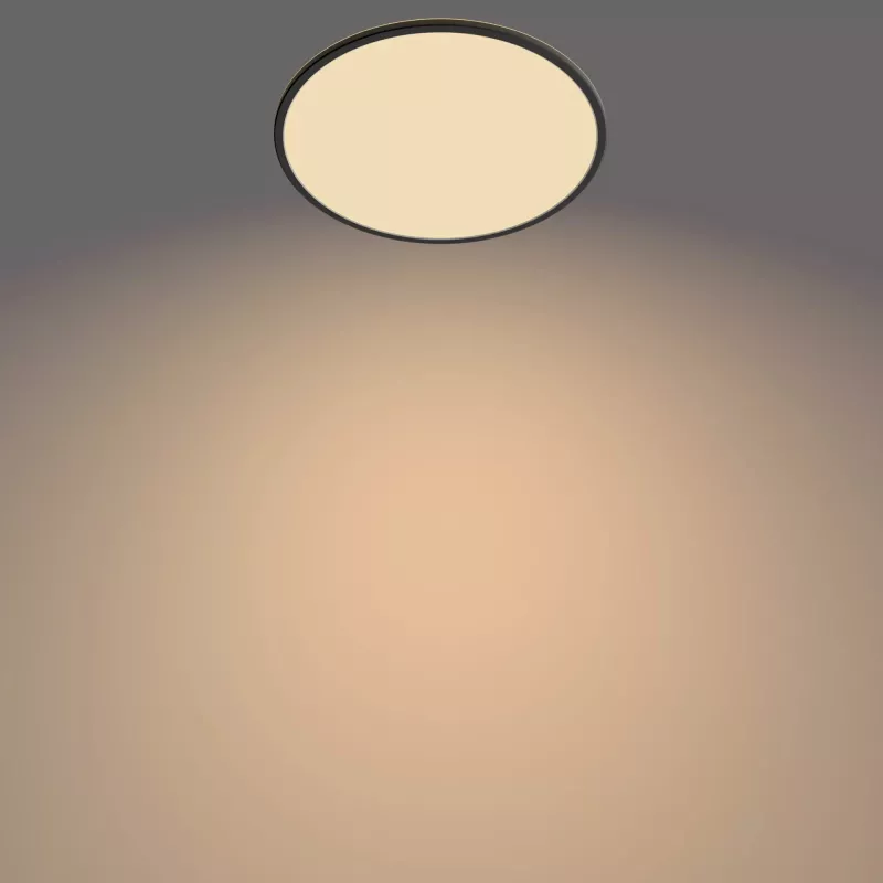 Lampa sufitowa Philips Functional Super cienki 22 W Czarna LED Okrągła