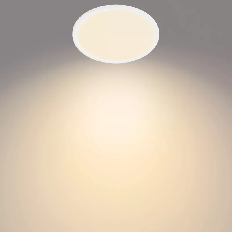 Lampa sufitowa Philips Functional Super cienki 15 W biała okrągła łazienkowa