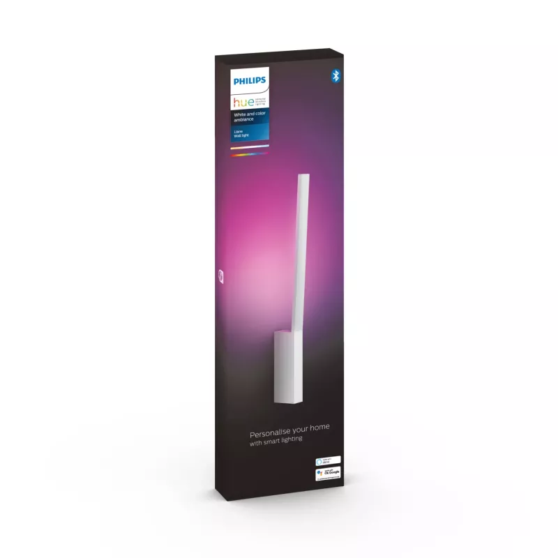 Smart wall light Philips Hue biały and colour ambience Liane Bluetooth