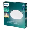 Lampa sufitowa LED Philips Functional Moire 36 W, biała, okrągła, niewymienne żarówki, 220–240 V