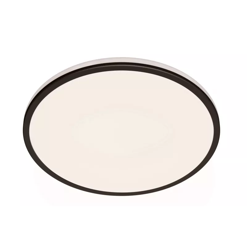 Lampa sufitowa Philips Functional Ozziet 18 W LED, okrągła, czarna, niewymienna żarówka, 220–240V