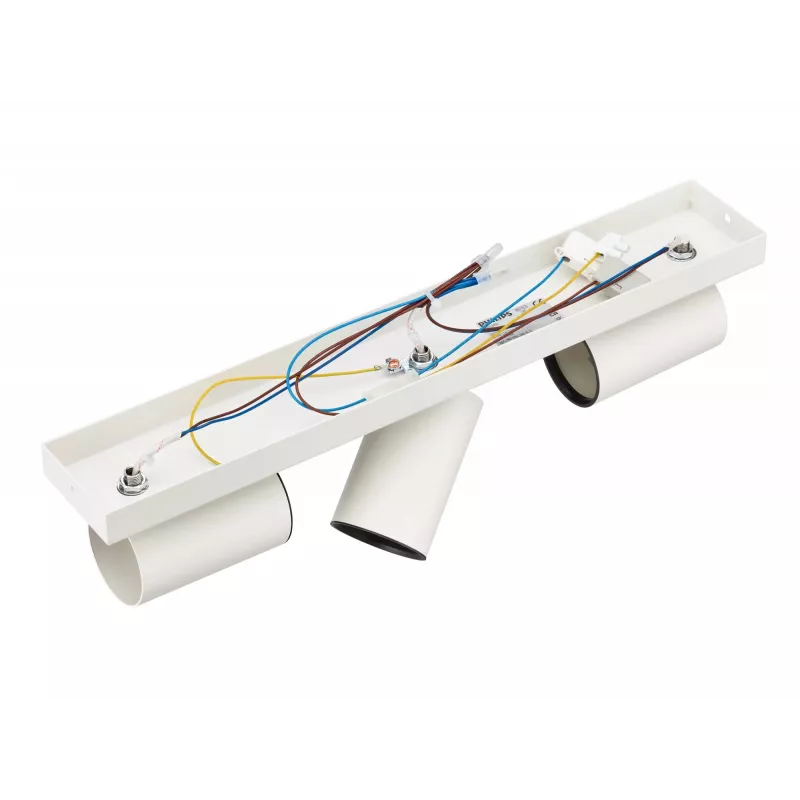 Philips Kosipo Reflektor sufitowo-ścienny 3x, Natynkowy punkt świetlny, GU10, 3 żarówki, LED, 220-240 V, Biały