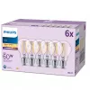 Philips Żarówka Filamentowa Mrożona 60W A60 E27 x6, 7 W, 60 W, E27, 806 lm, 15000 h, Ciepła biel