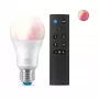 WiZ Bulb 8W (Eq.60W) A60 E27 x1 + Pilot, Inteligentna żarówka, Wi-Fi/Bluetooth, Biały, Wi-Fi 4 (802.11n), 802.11b, 802.11g, LED, E27