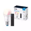 WiZ Bulb 8W (Eq.60W) A60 E27 x1 + Pilot, Inteligentna żarówka, Wi-Fi/Bluetooth, Biały, Wi-Fi 4 (802.11n), 802.11b, 802.11g, LED, E27