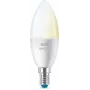 WiZ Candle 40 W C37 E14 x2, inteligentna żarówka, Wi-Fi/Bluetooth, biała, Wi-Fi 4 (802.11n), 802.11b, 802.11g, LED, E14