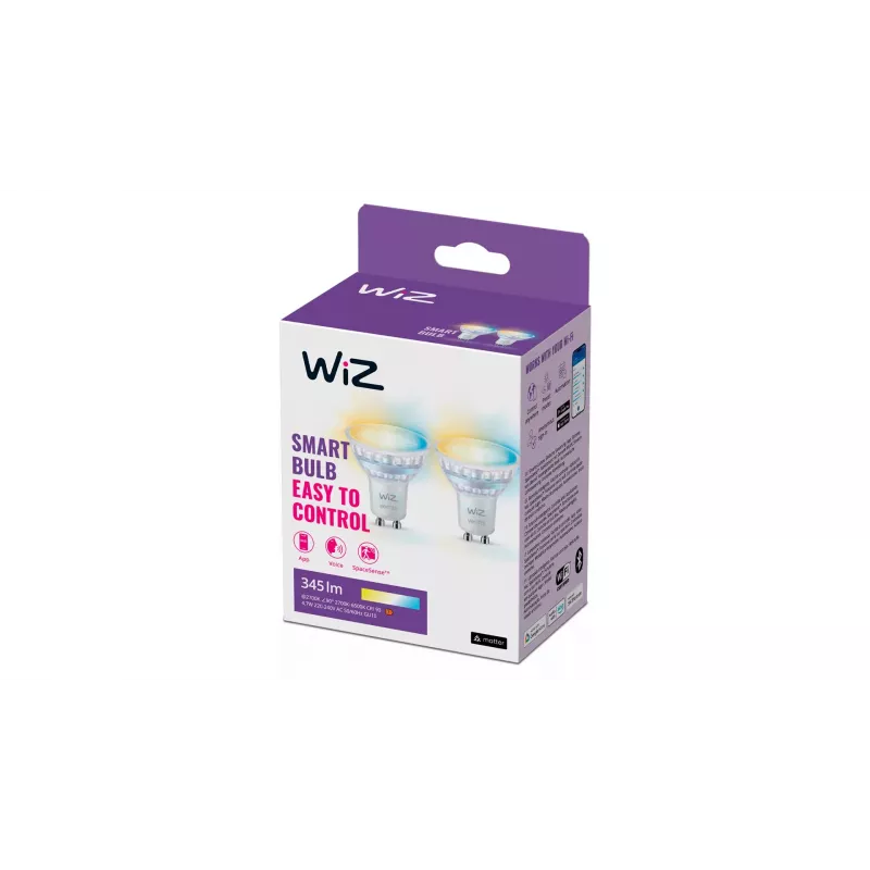 Inteligentna żarówka WiZ Spot 50 W PAR16 GU10 Wi-Fi Bluetooth GU10